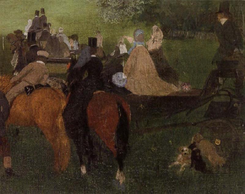 Edgar Degas On the Racecourse china oil painting image